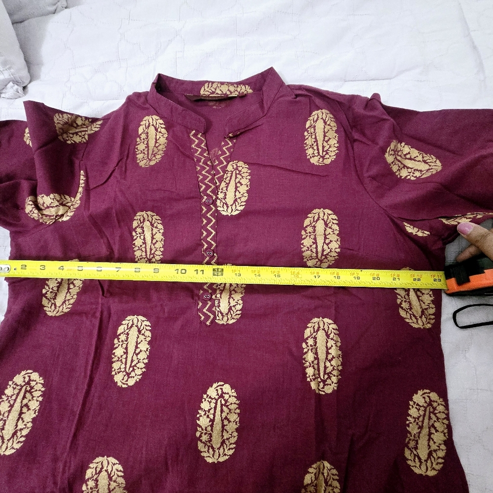 Ethnic Kurta set with palazzo pants - Picture 8 of 11
